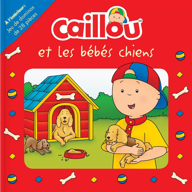 Caillou et les bébés chiens À l'intérieur : Jeu de dominos de 28 pièces