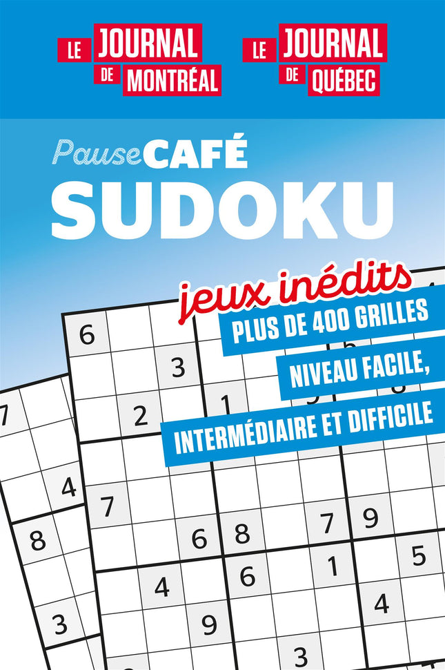 Pause café - Sudoku - Jeux inédits bleu