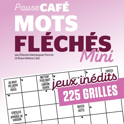 Pause café - Mots fléchés Mini - Vol. 2 - Nº 2