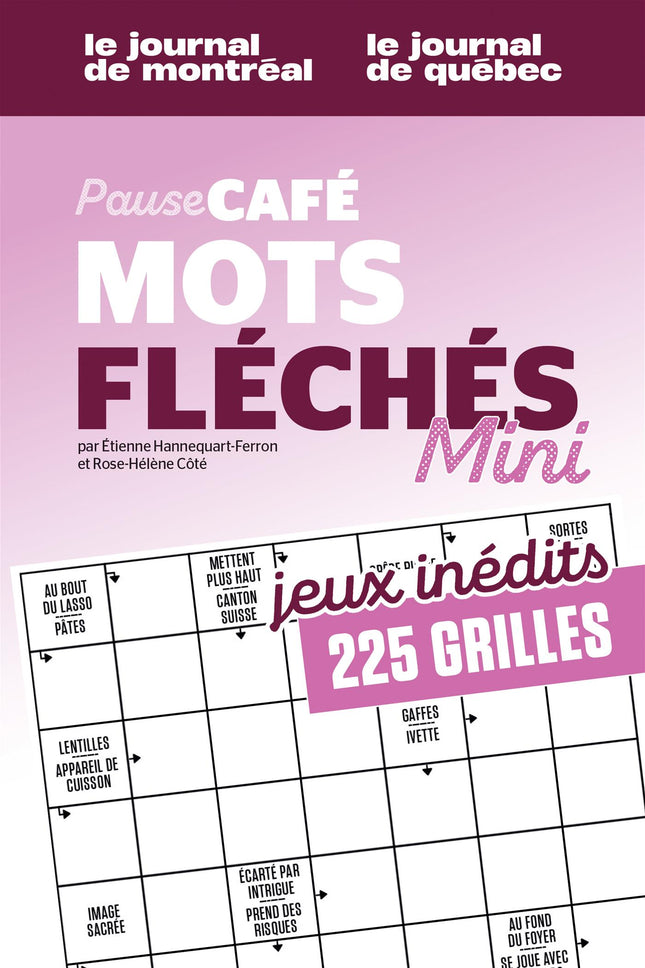 Pause café - Mots fléchés Mini - Vol. 2 - Nº 2