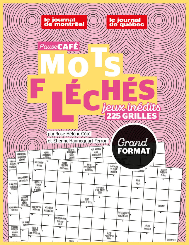 Pause-café : Mots fléchés (Grand format) No.1