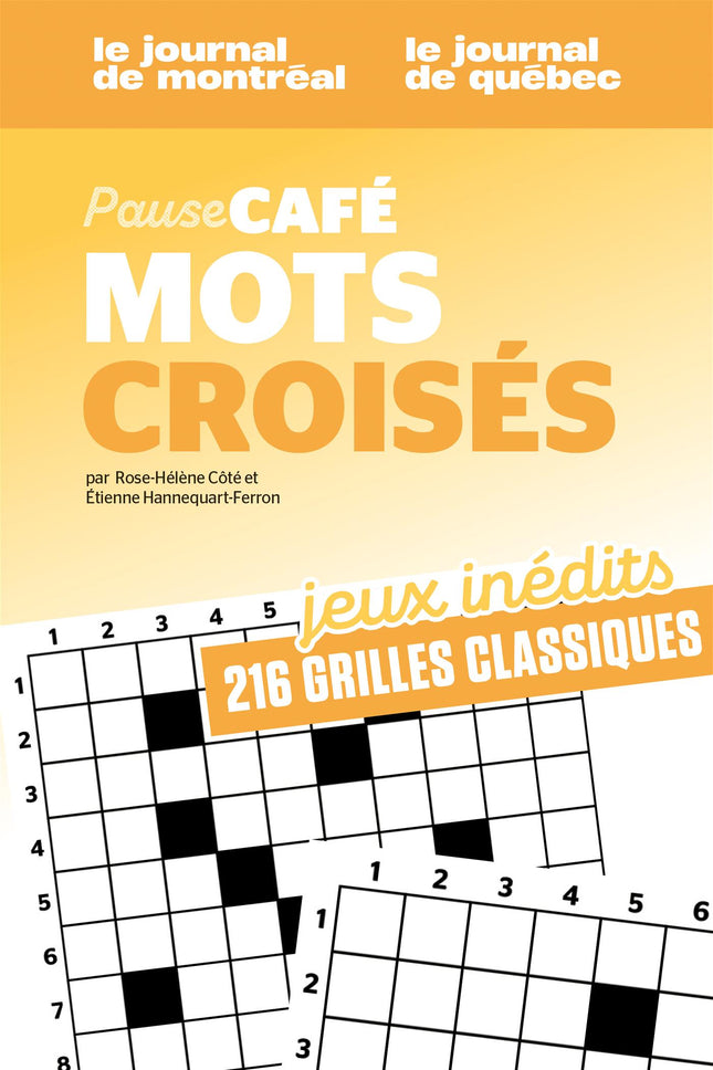Pause-café - Mots croisés - Vol.3 No.2