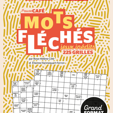 Pause-café : Mots fléchés (Grand format) 2026 No.1