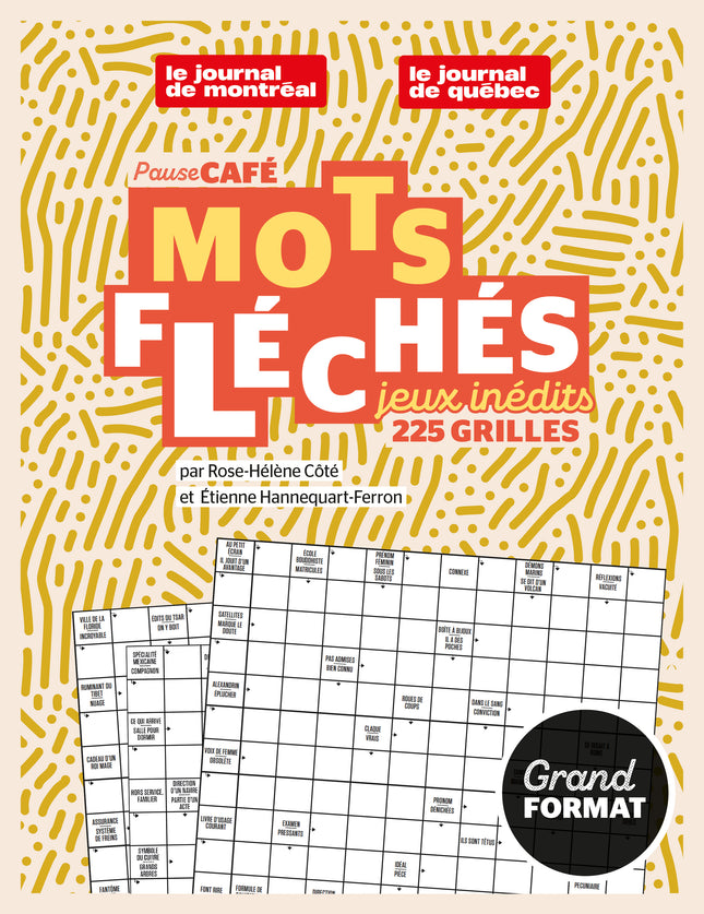 Pause-café : Mots fléchés (Grand format) 2026 No.1