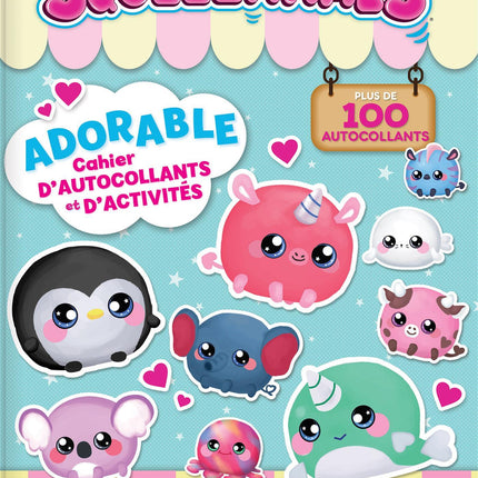 Squeezamals: Adorable cahier d'autocollants et d'activités - plus de 100 autocollants