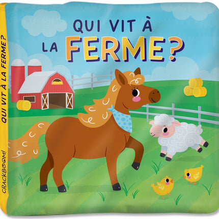 Qui vit à la ferme ? ( Livre tissu)