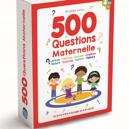 500 questions Maternelle Un livre à lire à la page ou à la carte