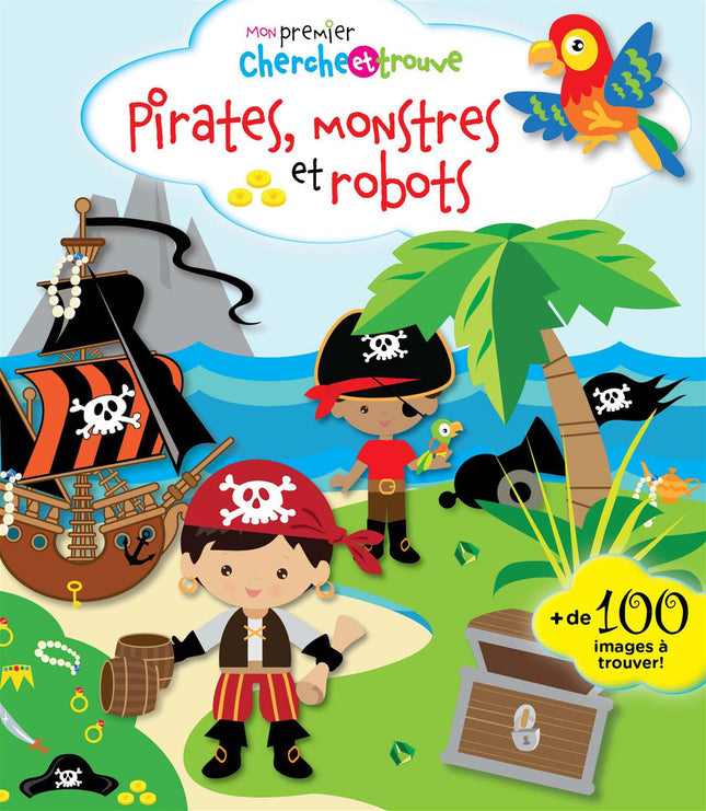 Pirates, monstres et robots + de 100 images à trouver !