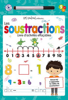 Les soustractions - Livre d'activités effaçables