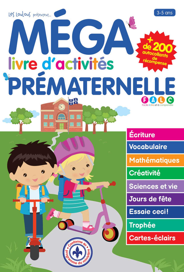 Méga livre d'activités - Prématernelle