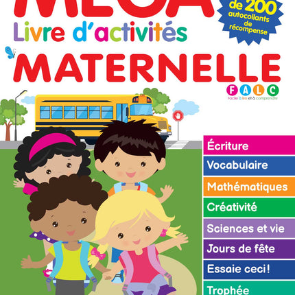 Méga livre d'activités - Maternelle