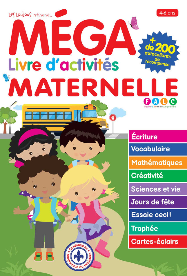 Méga livre d'activités - Maternelle