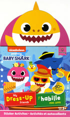 Baby Shark - Dress Up My Friends Activities and Stickers