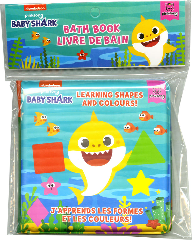Baby Shark - Livre de bain J'apprends les formes et les couleurs