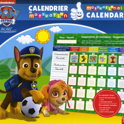 Paw Patrol - Motivational Calendar 3+