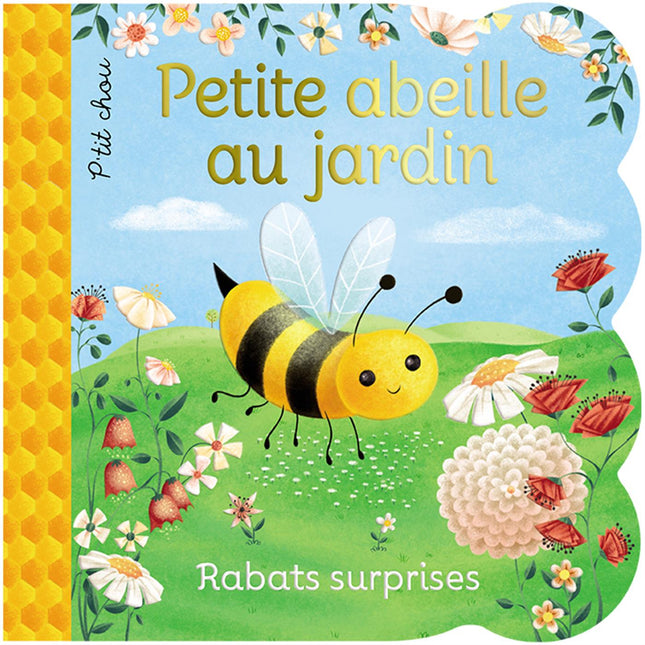 Petite abeille au jardin Rabats surprises