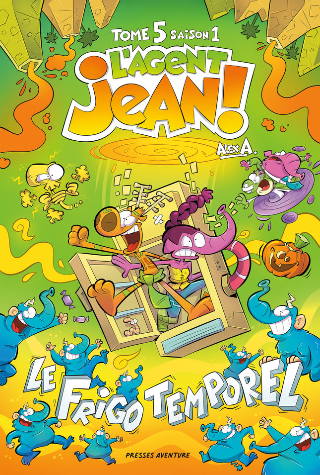 L'Agent Jean! Saison 1 - Tome 5 Le frigo temporel (grand format/couverture rigide)