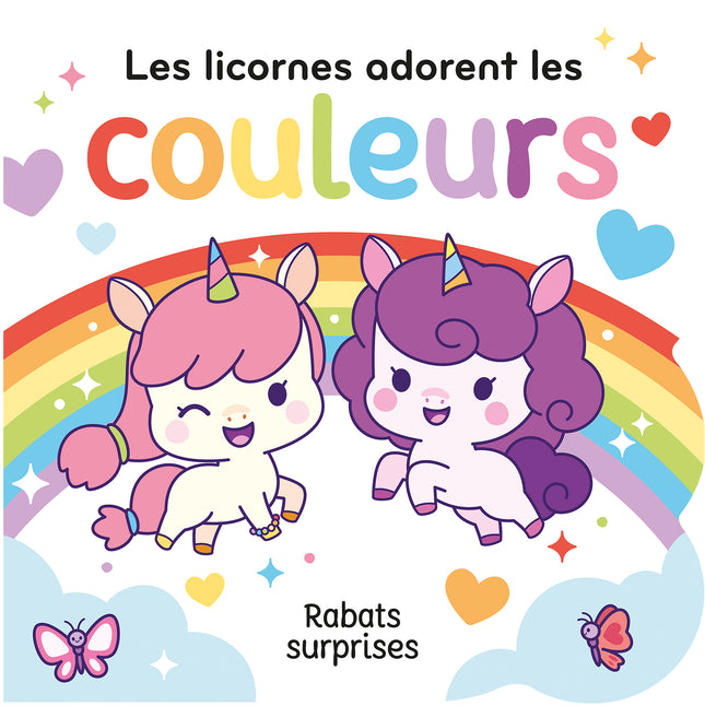 Les licornes adorent les couleurs Rabats surprises