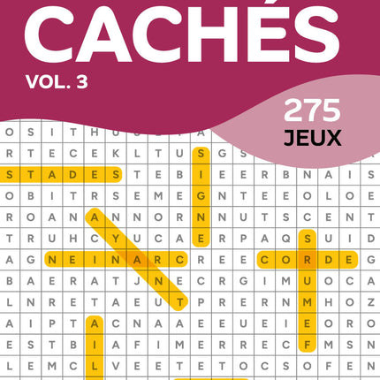 Mots cachés - Vol. 3 275 jeux