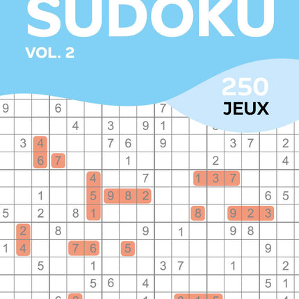 Grilles de sudoku - Vol. 2 250 jeux