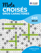 Mots croisés gros caractères 225 jeux