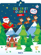Coller et colorier Noël - avec 144 autocollants