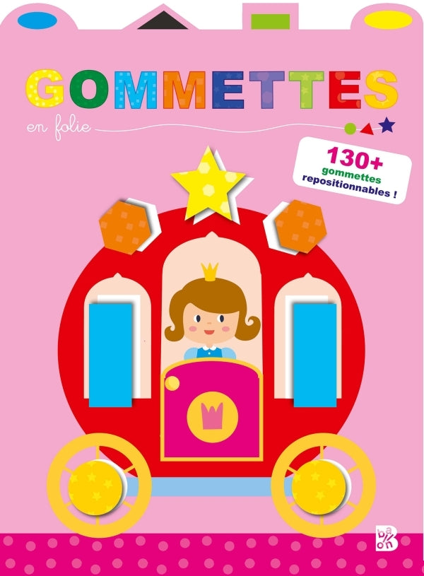 Gommettes en folie Carosse