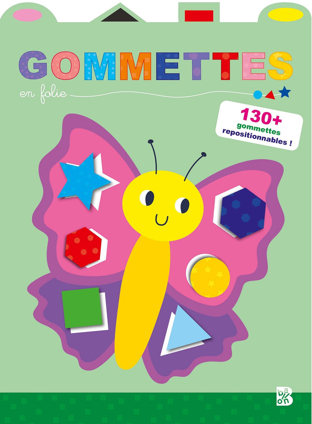 Gommettes en folie Papillon