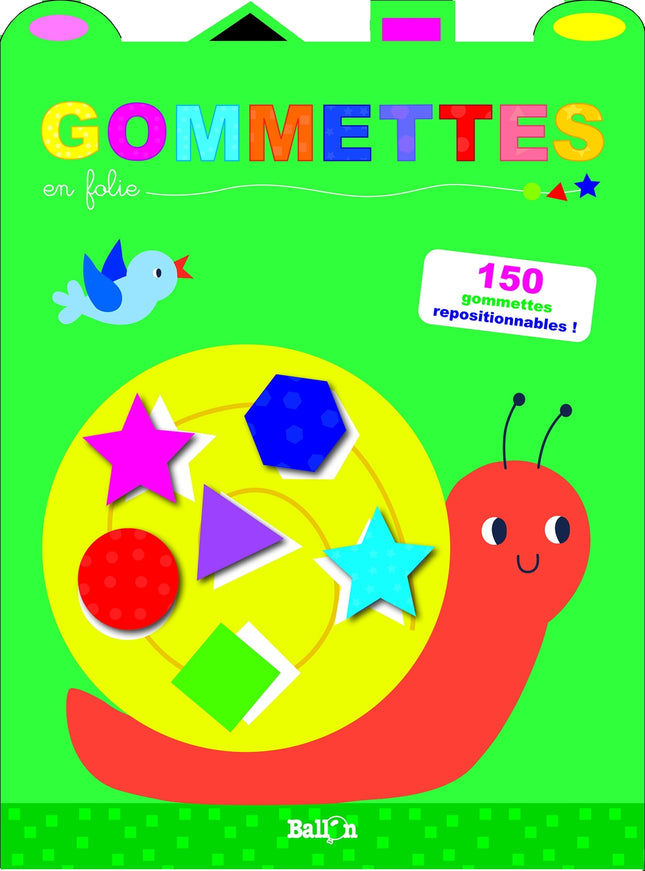 Gommettes en folie Escargot