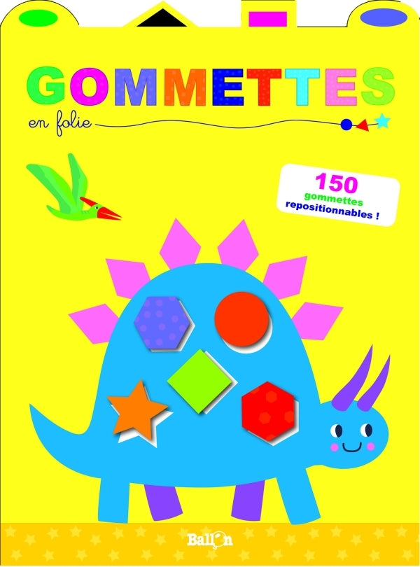 Gommettes en folie Dinosaures
