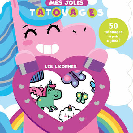Tatouages avec découpe: Les licornes
