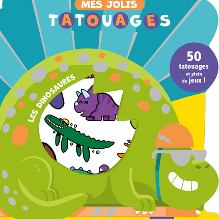 Tatouages avec découpe: Les dinosaures