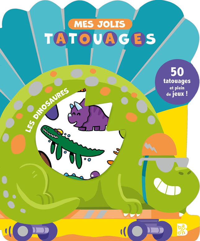 Tatouages avec découpe: Les dinosaures