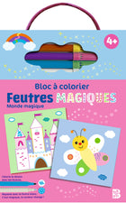 Coloring book with magic markers - The magical world 