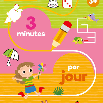 Mon livre d'exercices : 3 minutes par jour 3+