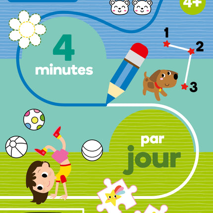 Mon livre d'exercices : 4 minutes par jour 4+