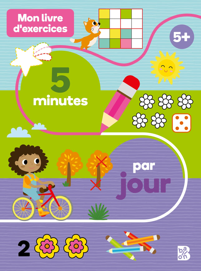 Mon livre d'exercices : 5 minutes par jour 5+