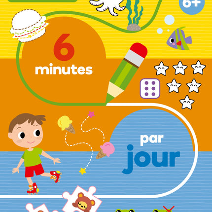 Mon livre d'exercices : 6 minutes par jour 6+
