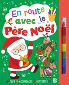 On the road with Santa Claus (book with felt-tip pen)