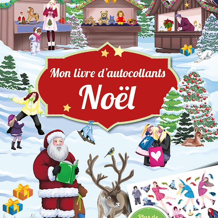 Mon livre d'autocollants : Noël - Collectif