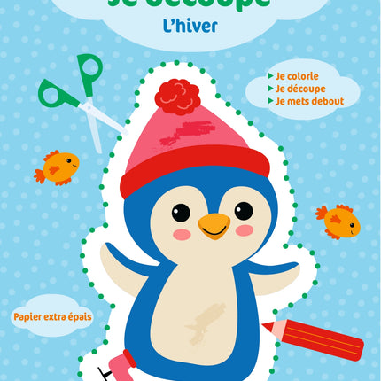 Je colorie et je découpe : L'hiver