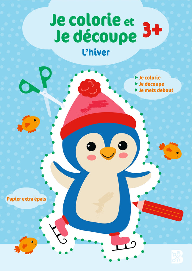 I color and cut out: Winter 