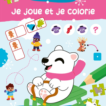 My friend the snowman: I play and I color 
