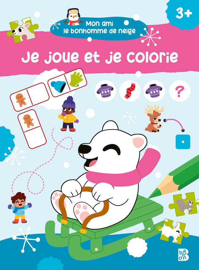 My friend the snowman: I play and I color 