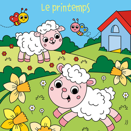 Coloring Pad: Spring