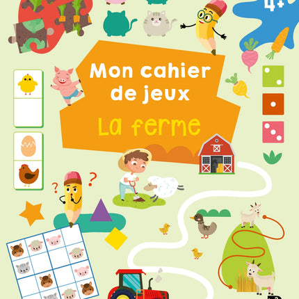 Mon cahier de jeux : La ferme