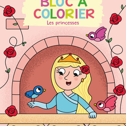 Bloc à colorier - Les princesses