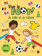 Vive le foot - Je colle et je colorie