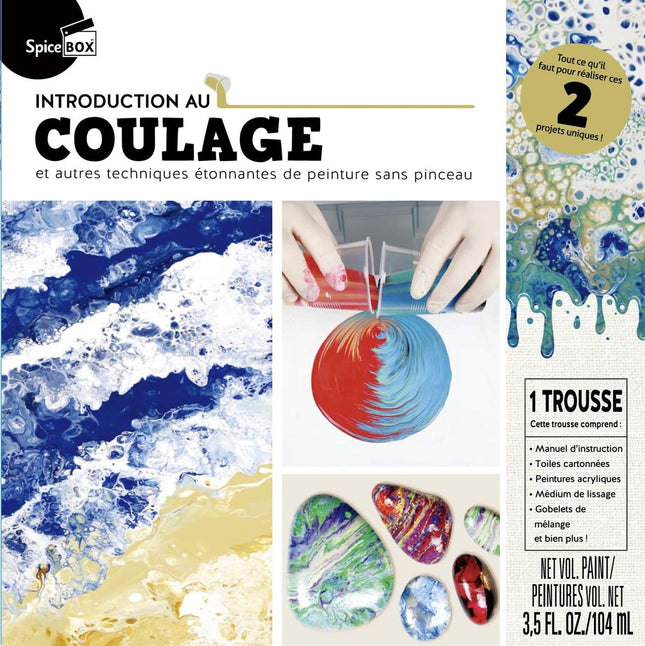 Introduction au coulage – Trousse de peinture sans pinceau