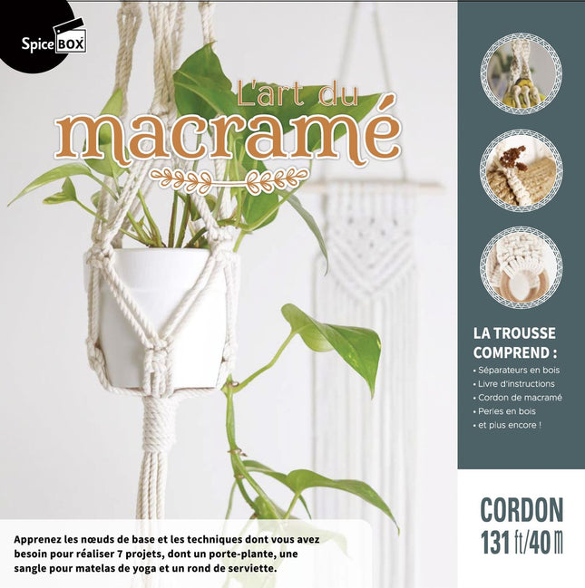 L’art du macramé – Trousse créative